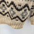 80-90S ADAM BROTHERS icelandic ノルディック柄 YARN ヤーンウール ニット セーター メンズ