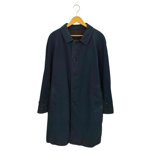 ランズエンド LANDS END 裏地ヘリンボーン ステンカラーコート メンズ L