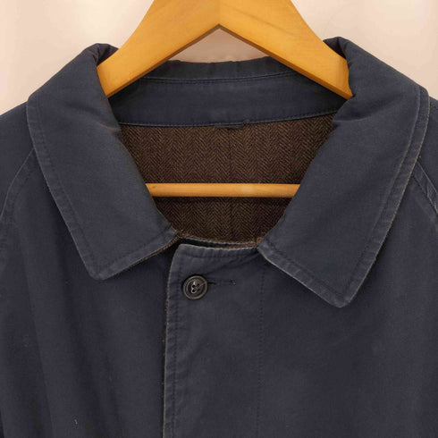 ランズエンド LANDS END 裏地ヘリンボーン ステンカラーコート メンズ L