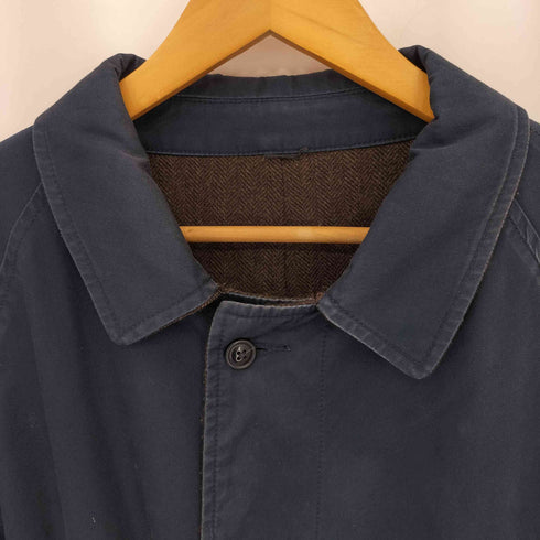 ランズエンド LANDS END 裏地ヘリンボーン ステンカラーコート メンズ L