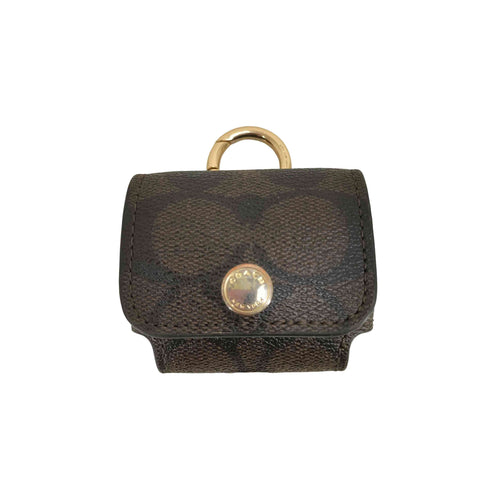 コーチ COACH ラージワイヤレスイヤーバッドケース シグネチャーキャンバス メンズ