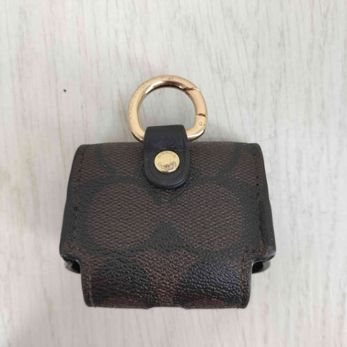 コーチ COACH ラージワイヤレスイヤーバッドケース シグネチャーキャンバス メンズ