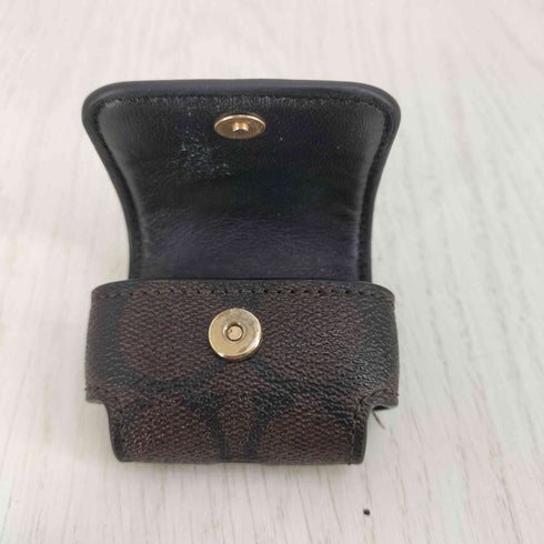 コーチ COACH ラージワイヤレスイヤーバッドケース シグネチャーキャンバス メンズ