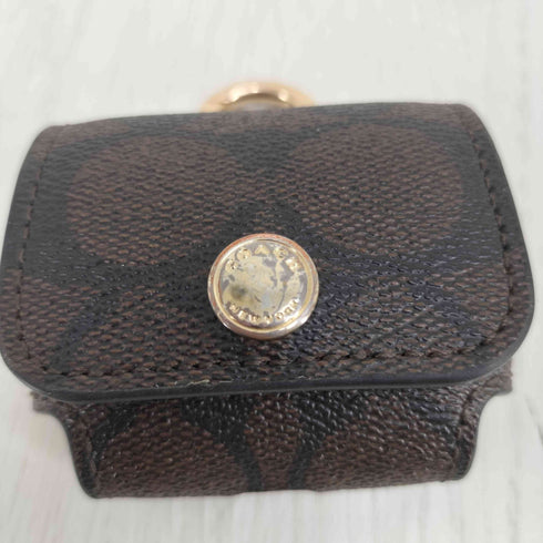 コーチ COACH ラージワイヤレスイヤーバッドケース シグネチャーキャンバス メンズ