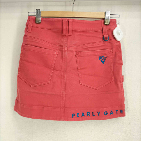 パーリーゲイツ PEARLY GATES ロゴ刺繍 ミニスカート レディース 00