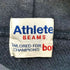 ビームスボーイ BEAMS BOY ATHLETE フロッキー プリント リバース型 プルオーバー パーカー ナス紺 レディース
