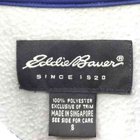 エディーバウアー Eddie Bauer 00s 黒タグ ハーフジップ プルオーバーフリース メンズ S