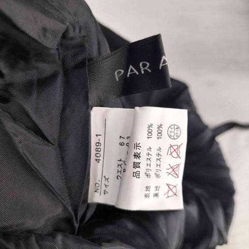 PAR AVION スタッズデザインティアードプリーツベロアミニスカート Y2K レディース 67