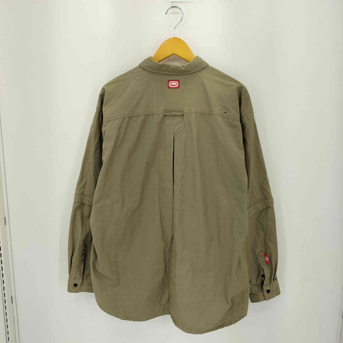 エコー ECKO 90~00s FUNCTION. デタッチャブル メッシュデザイン L/S シャツ メンズ XL