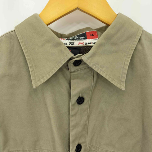 エコー ECKO 90~00s FUNCTION. デタッチャブル メッシュデザイン L/S シャツ メンズ XL