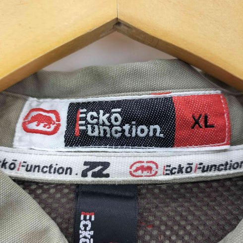 エコー ECKO 90~00s FUNCTION. デタッチャブル メッシュデザイン L/S シャツ メンズ XL