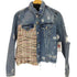 ザラ ZARA デニムダメージジャケット メンズ import:M