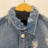 ザラ ZARA デニムダメージジャケット メンズ import:M