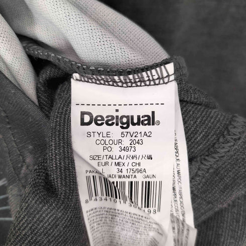 デシグアル Desigual 総柄ワンピース レディース L
