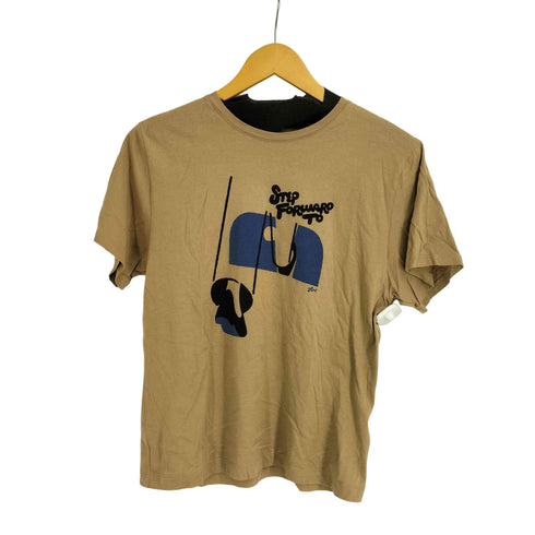 ユナイテッドアローズ UNITED ARROWS HANDTEX STEP FORWARD プリント TEE レディース FREE