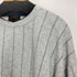 エディーバウアー Eddie Bauer 80S 黒タグ ストライプVネックスウェット メンズ import:L
