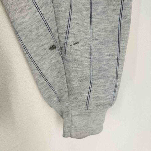 エディーバウアー Eddie Bauer 80S 黒タグ ストライプVネックスウェット メンズ import:L