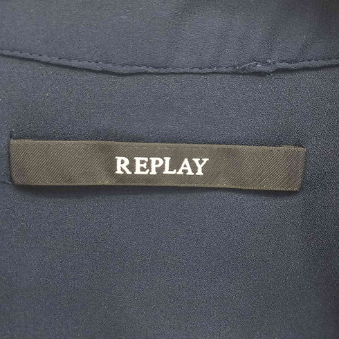 リプレイ REPLAY レザーパイピング スキッパーブラウス レディース JPN:M