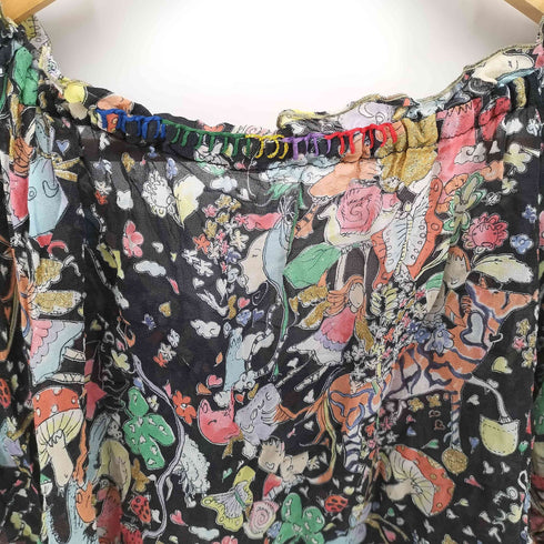 ツモリチサト TSUMORI CHISATO 総柄 キノコ ラメブラウス レディース JPN:2