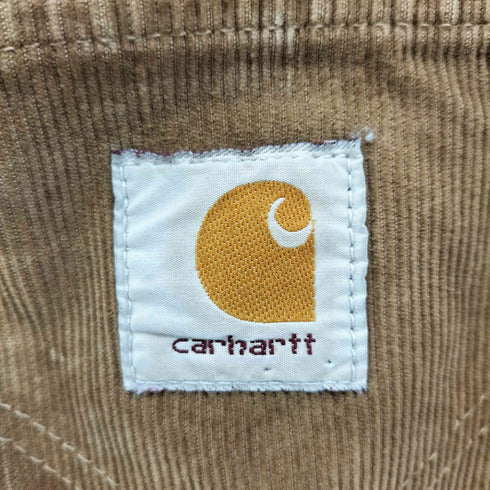 カーハート Carhartt ロゴパッチ コーデュロイ ストレートパンツ メンズ 31×34