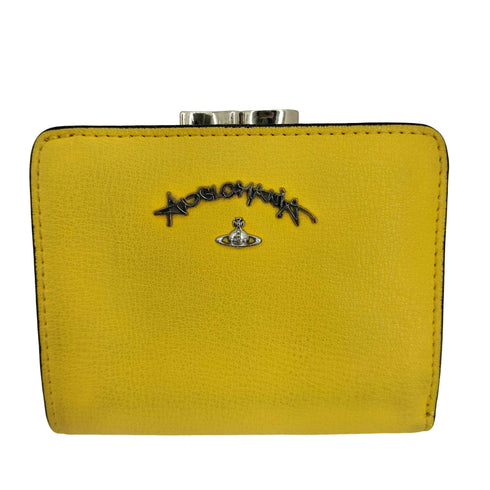 ヴィヴィアンウエストウッドアングロマニア Vivienne Westwood ANGLOMANIA オーブロゴ 二つ折り財布 レディース