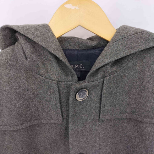 アーペーセー A.P.C. フランス製 アルパカ混 ダッフルコート メンズ S