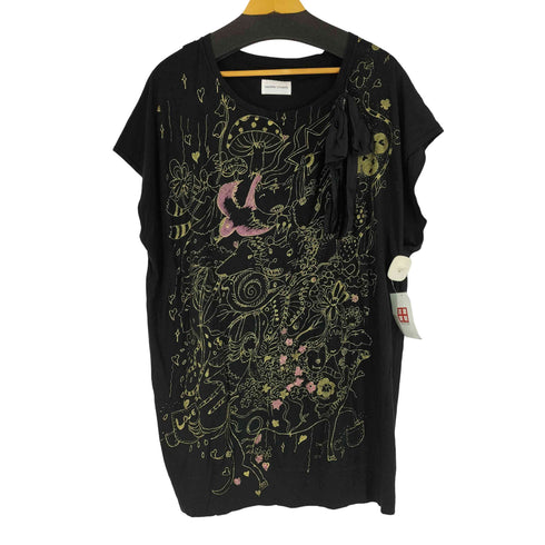 ツモリチサト TSUMORI CHISATO 総柄 キノコ ラメ ワンピース レディース JPN:2