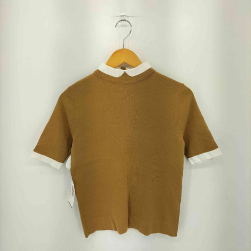 マッキントッシュフィロソフィー MACKINTOSH PHILOSOPHY バイカラー半袖セーター レディース 38