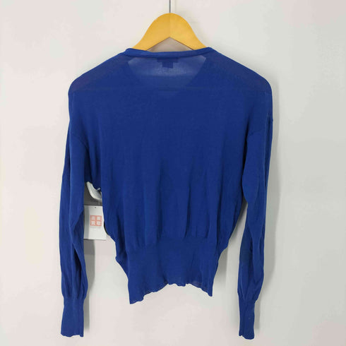 ヴィヴィアンウエストウッドレッドレーベル Vivienne Westwood RED LABEL イタリア製 オーブ刺繍 コットン ニット カーディガン レディース import:M