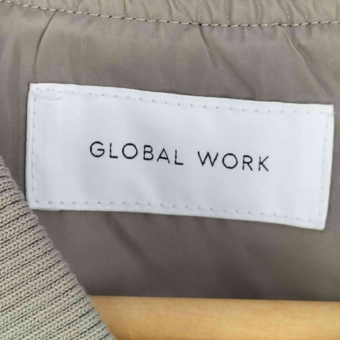 グローバルワーク GLOBAL WORK 撥水軽やか MA-1 ジャケット レディース JPN:M