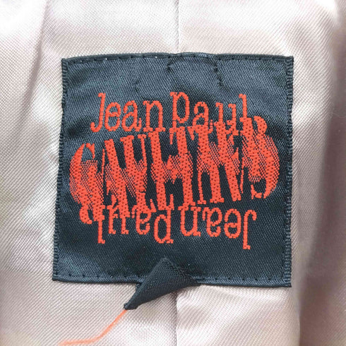 ジャンポールゴルチエ Jean Paul GAULTIER ベロア パイピング ボタンレス テーラードジャケット archive レディース JPN:40