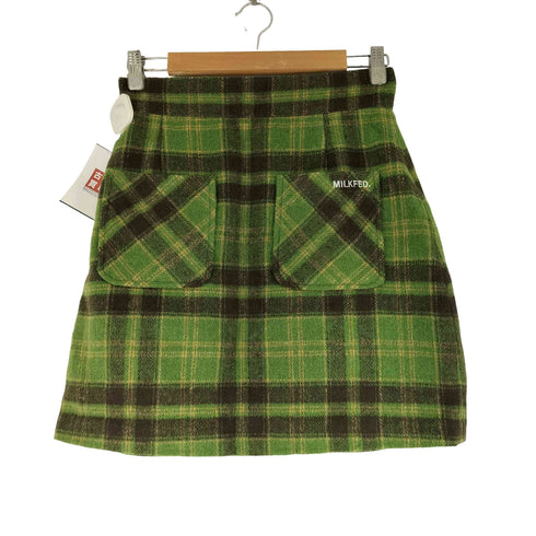 ミルクフェド MILKFED. PLAID MINI SKIRT レディース JPN:M
