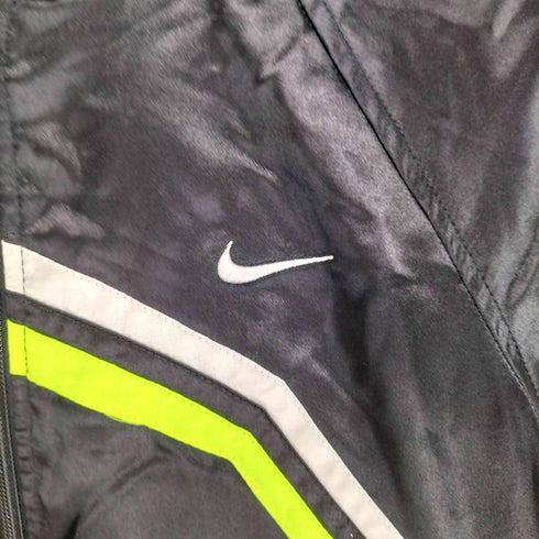 ナイキ NIKE 00s スオッシュ刺繍サテンボンバージャケット メンズ L