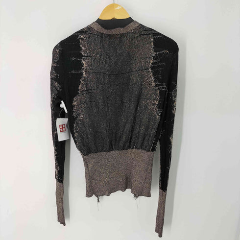 ヴィヴィアンウエストウッドレッドレーベル Vivienne Westwood RED LABEL ラメ スーパーロングスリーブ カーディガン レディース 2