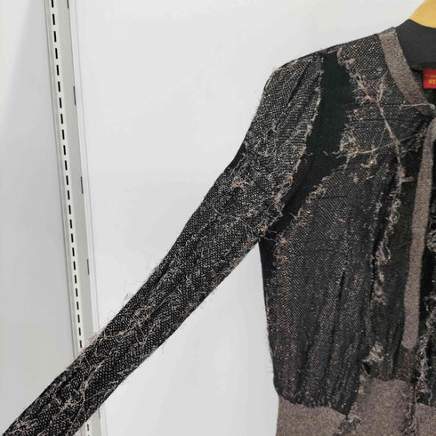 ヴィヴィアンウエストウッドレッドレーベル Vivienne Westwood RED LABEL ラメ スーパーロングスリーブ カーディガン レディース 2