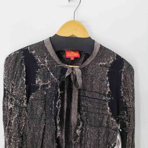 ヴィヴィアンウエストウッドレッドレーベル Vivienne Westwood RED LABEL ラメ スーパーロングスリーブ カーディガン レディース 2