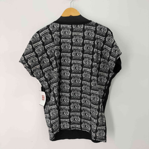 ヒステリックグラマー HYSTERIC GLAMOUR バック総柄 ノースリーブ カットソー Tシャツ レディース FREE