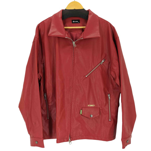 サブサエティ Subciety Fake leather zip jkt メンズ JPN:XL
