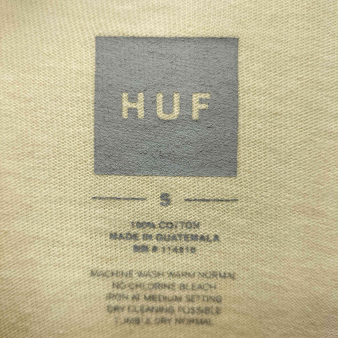 ハフ HUF 袖プリント L/S クルーネックTシャツ メンズ JPN:S