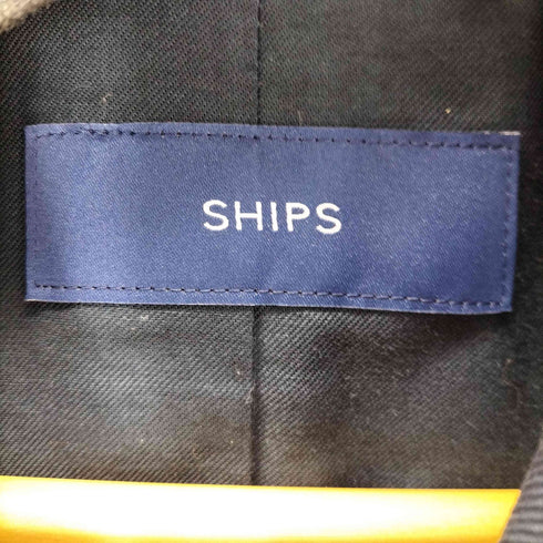 シップス SHIPS TW ギャバ テーラー ジレ 金ボタン レディース