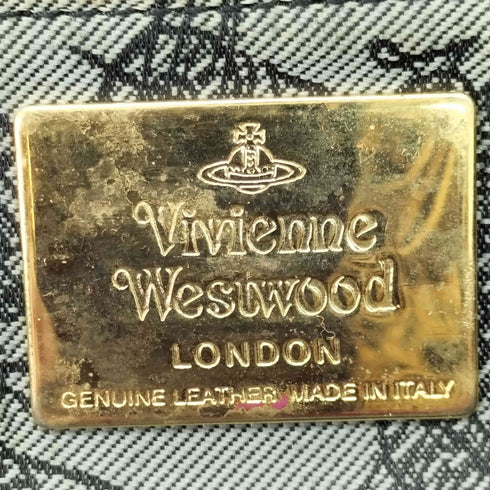 ヴィヴィアンウエストウッド Vivienne Westwood イタリア製 オーブ レザー クロコ型押し ハンド バッグ レディース