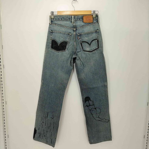 リーバイス Levis 90s 502 アニメ/ペイントリメイク ジップフライ デニムパンツ メンズ W29 L34