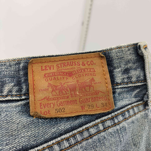 リーバイス Levis 90s 502 アニメ/ペイントリメイク ジップフライ デニムパンツ メンズ W29 L34