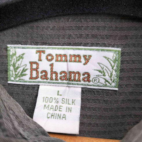 トミーバハマ Tommy Bahama シルク100ココナッツボタン L/S シャツ メンズ import:L