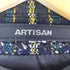 アルチザン ARTISAN ツイード スタッズデザイン テーラードジャケット レディース