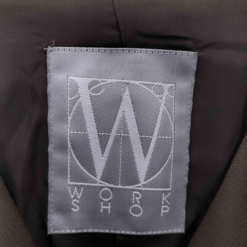 ヨウジヤマモト Yohji Yamamoto WORKSHOP ウール 1B ジャケット メンズ