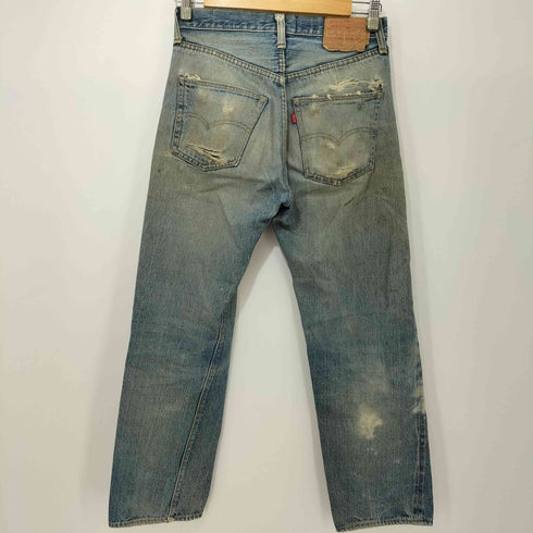 リーバイス Levis 70s 76年6月製造 66後期 501 刻印6 スモールe 縮率8% 黒カン 赤耳 内股シングル セルビッチデニム メンズ W29 L31
