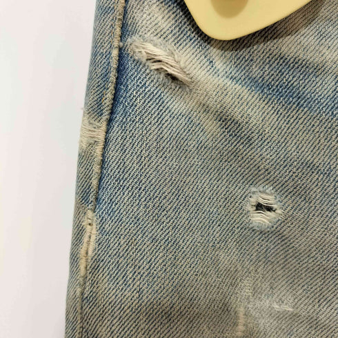 リーバイス Levis 70s 76年6月製造 66後期 501 刻印6 スモールe 縮率8% 黒カン 赤耳 内股シングル セルビッチデニム メンズ W29 L31
