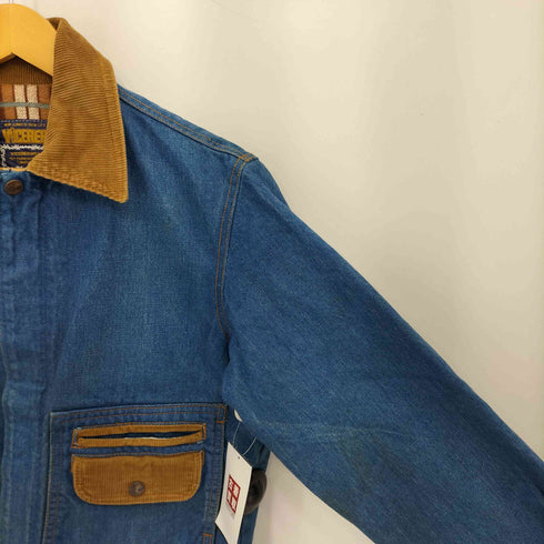 VICERER 襟ポケットコーデュロイ デニムジャケット 岡山デニム アメカジ メンズ import:M