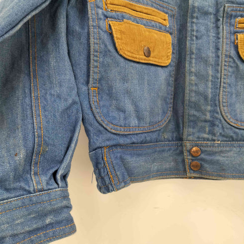 VICERER 襟ポケットコーデュロイ デニムジャケット 岡山デニム アメカジ メンズ import:M